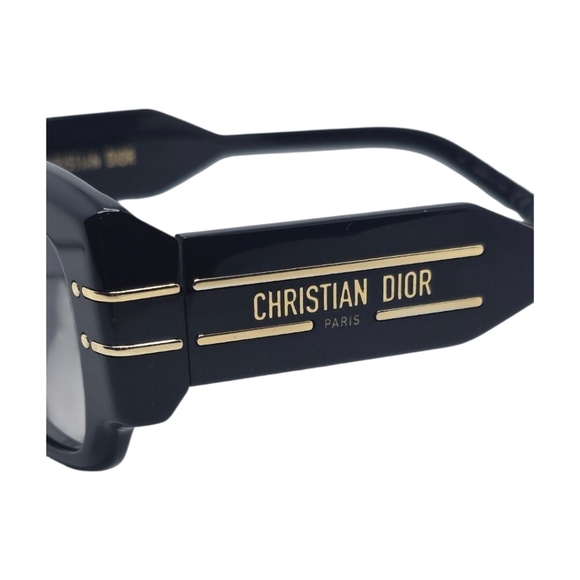 Dior Black and Gold Sunglasses - Picture 3 of 6